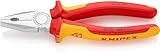 KNIPEX Kombizange isoliert mit Mehrkomponenten-Hüllen, VDE-geprüft verchromt 200 mm 03 06 200