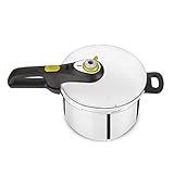 Tefal Secure 5 Schnellkochtopf P25307 | inklusive Dampfkorb mit Dreifuß | 6 L Fassungsvermögen | Hochwertiger Edelstahl | 5-Fach Sicherheitssystem | Geeignet für alle Herdarten, inklusive Induktion