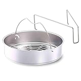 Fissler Schnellkochtopf Einsatz, Dünsteinsatz – Dämpfeinsatz gelocht – 22 cm Durchmesser, inklusive Dreibein – 610-300-00-800/0