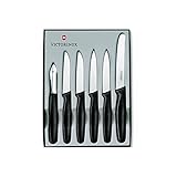 Victorinox Swiss Classic Gemüsemesser-Set 6-teilig, schwarz