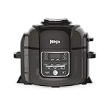 Ninja Foodi Multikocher [OP300EU] Tender-Crisp-Technologie, ‎1460 W, 6L, ‎43 x 36 x 32 cm, Schwarz und Grau