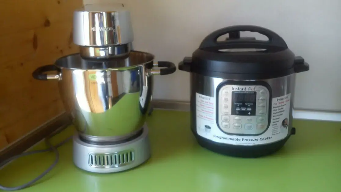 Perfekte Küchen-Allianz: Kenwood-Küchenmaschine und Instant Pot elektrischer Schnellkochtopf