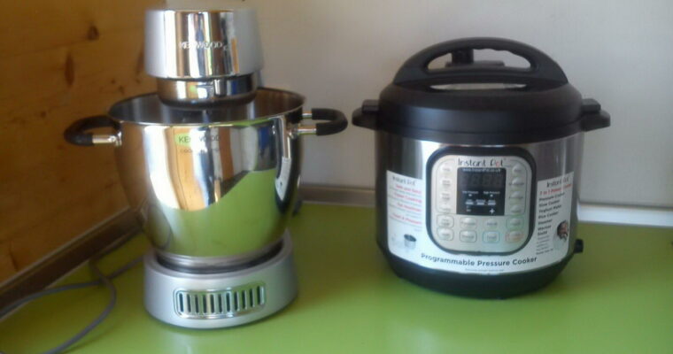 Perfekte Küchen-Allianz: Kenwood-Küchenmaschine und Instant Pot elektrischer Schnellkochtopf