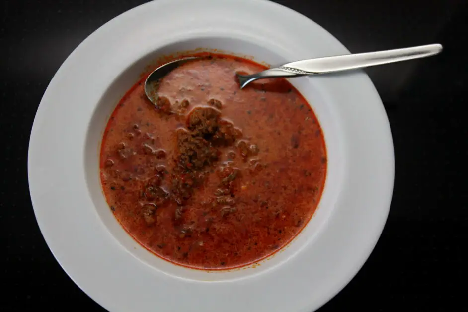 Ajvar-Suppe im Instant Pot