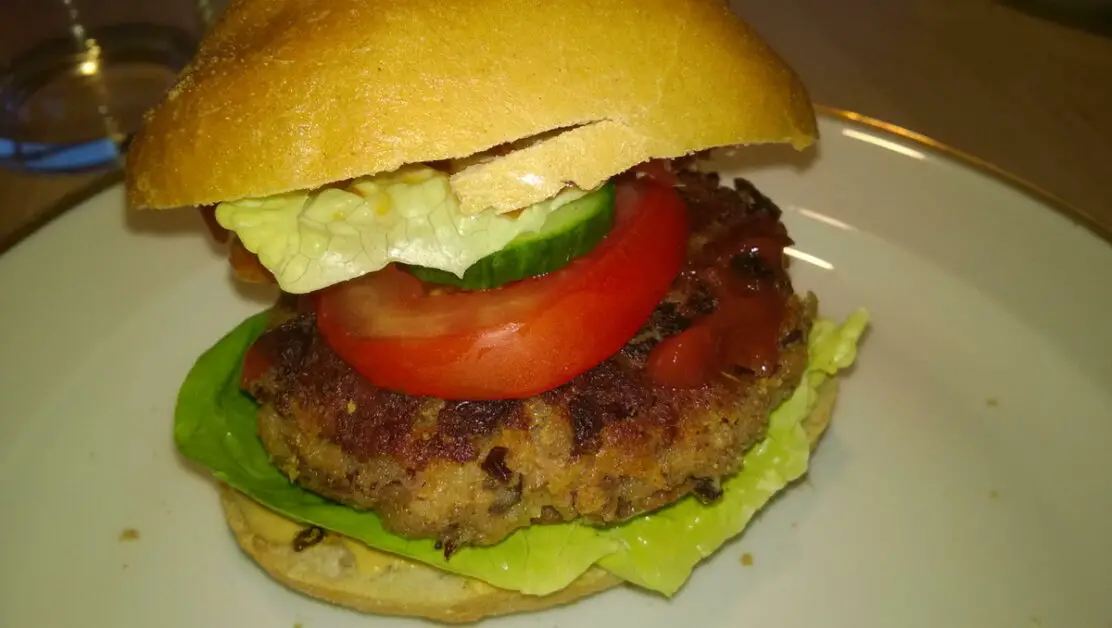 Kidney-Burger - vegetarische Burger mit Kidneybohnen
