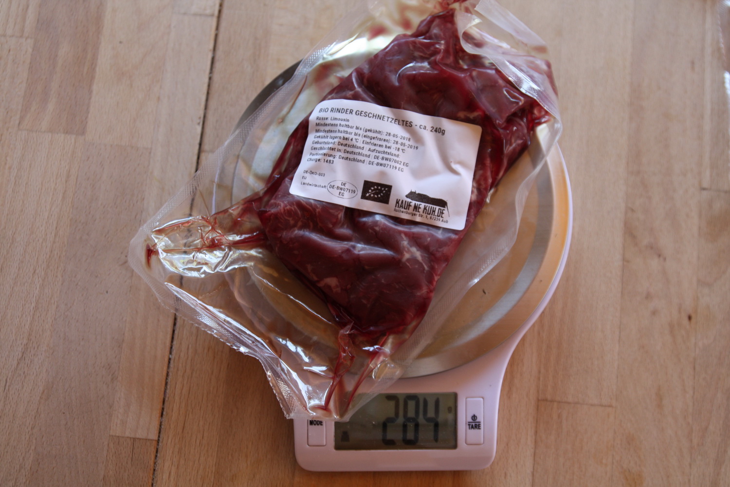 Bio Rinder Geschnetzeltes von KaufneKuh - leckeres Fleisch in Bio-Qualität!